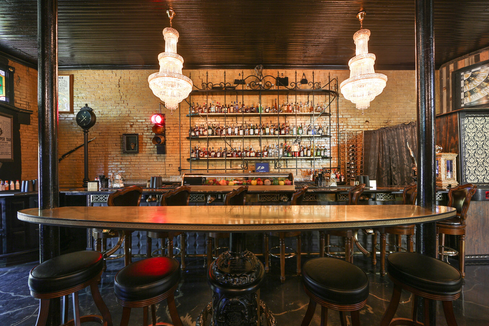 Inside Juniper Tar in downtown San Antonio